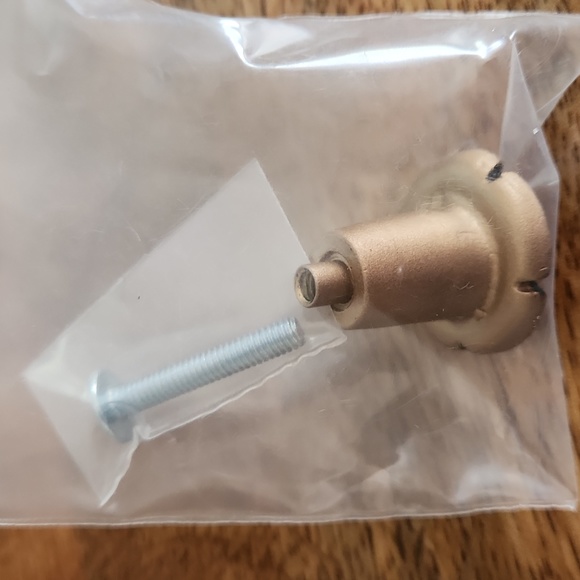 Knobs- PairJakarta Small Flower Knobs - Antique Gold (2) - Picture 7 of 7